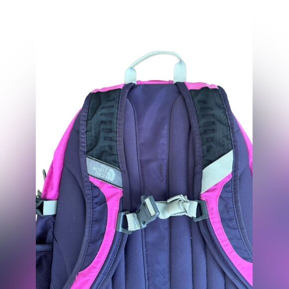 The North Face Pink& Purple Multi Pocket Backpack Bookbag main image 8